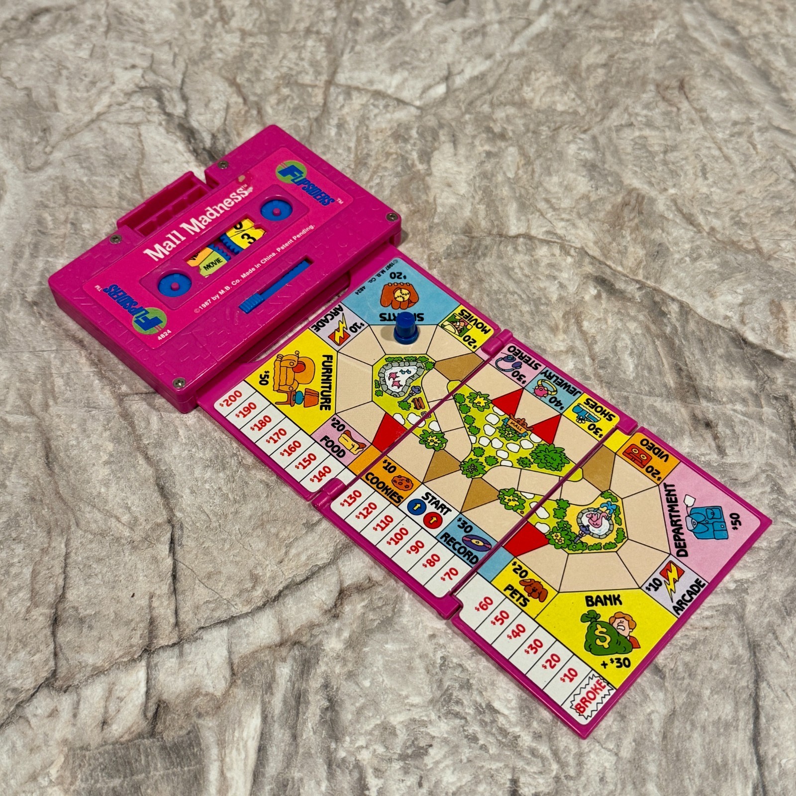 FLIPSIDERS Milton Bradley Game Lot of 4 – Mall Madness, Dragon Master, + 2 more