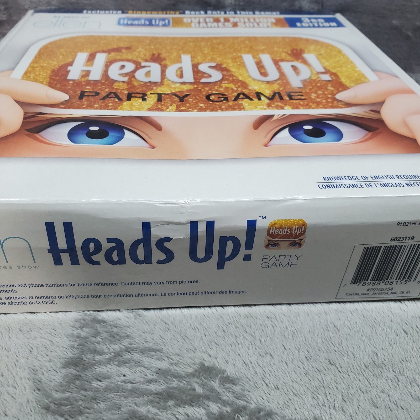 New Heads Up! Party Game 3rd Ed. As Seen on the Ellen Exclusive Deck Sealed