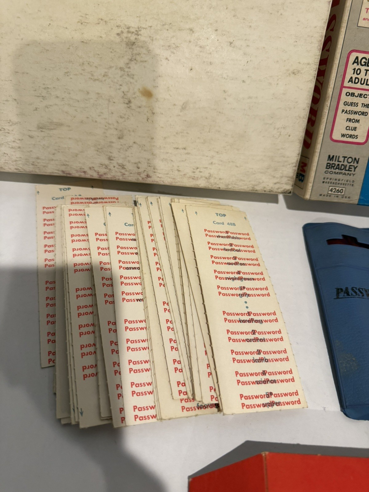 Password 11th Edition Game Milton Bradley Company Vintage 1970 -Ages 10 to Adult