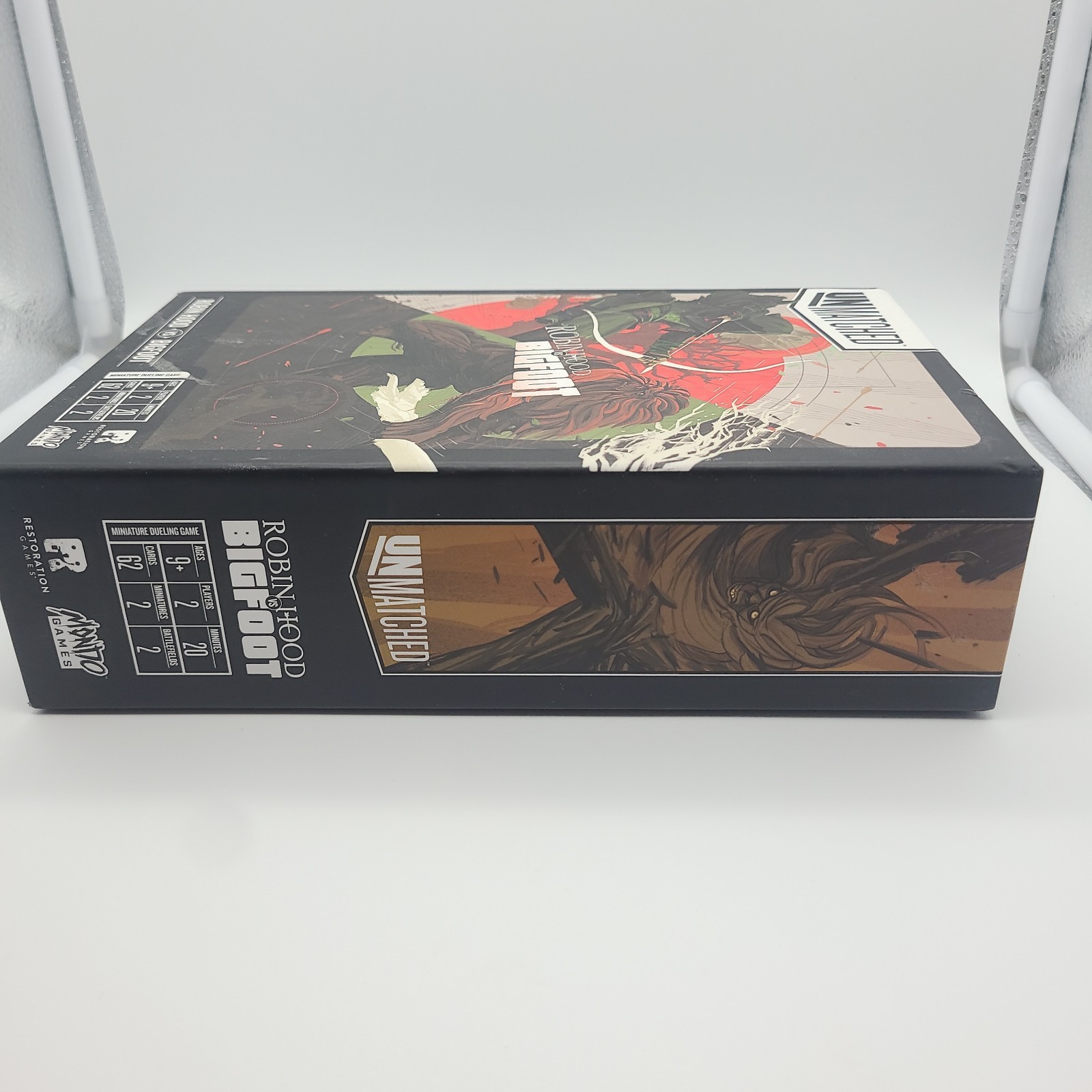Restoration Games Unmatched Robin Hood Vs. Bigfoot Board Game Mondo Complete