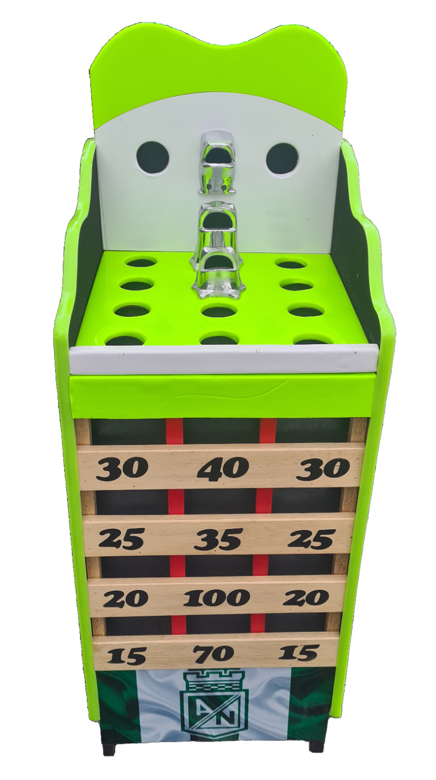 Juego de Sapo Rana Desarmable Nacional Con Argollas y Tablero de Puntuación