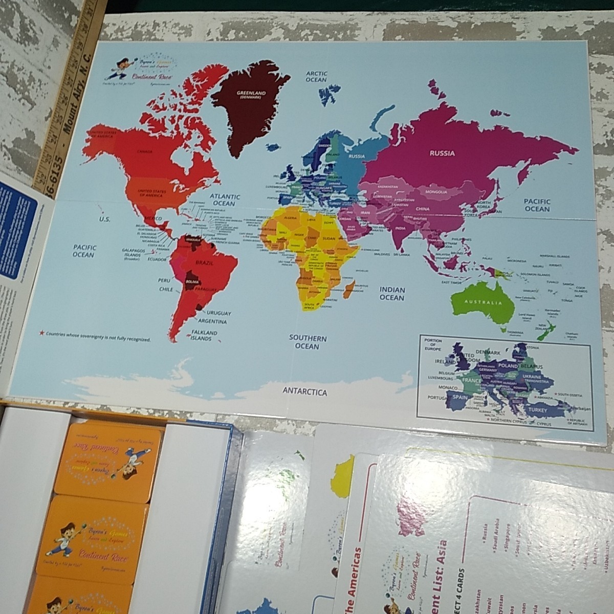 Continent Race Fun Geography Board Game For Kids Created By Kids 2020 Very Nice