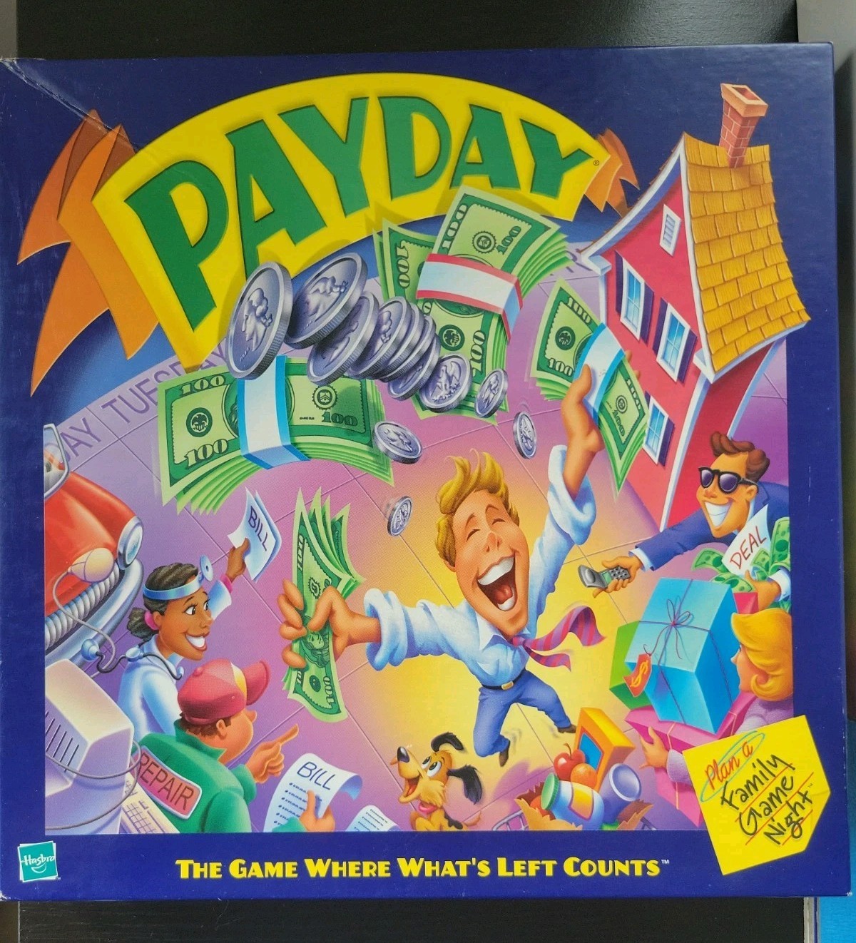 Hasbro Parker Brothers PAYDAY Board Game NEW Sealed vintage 2000 collectible