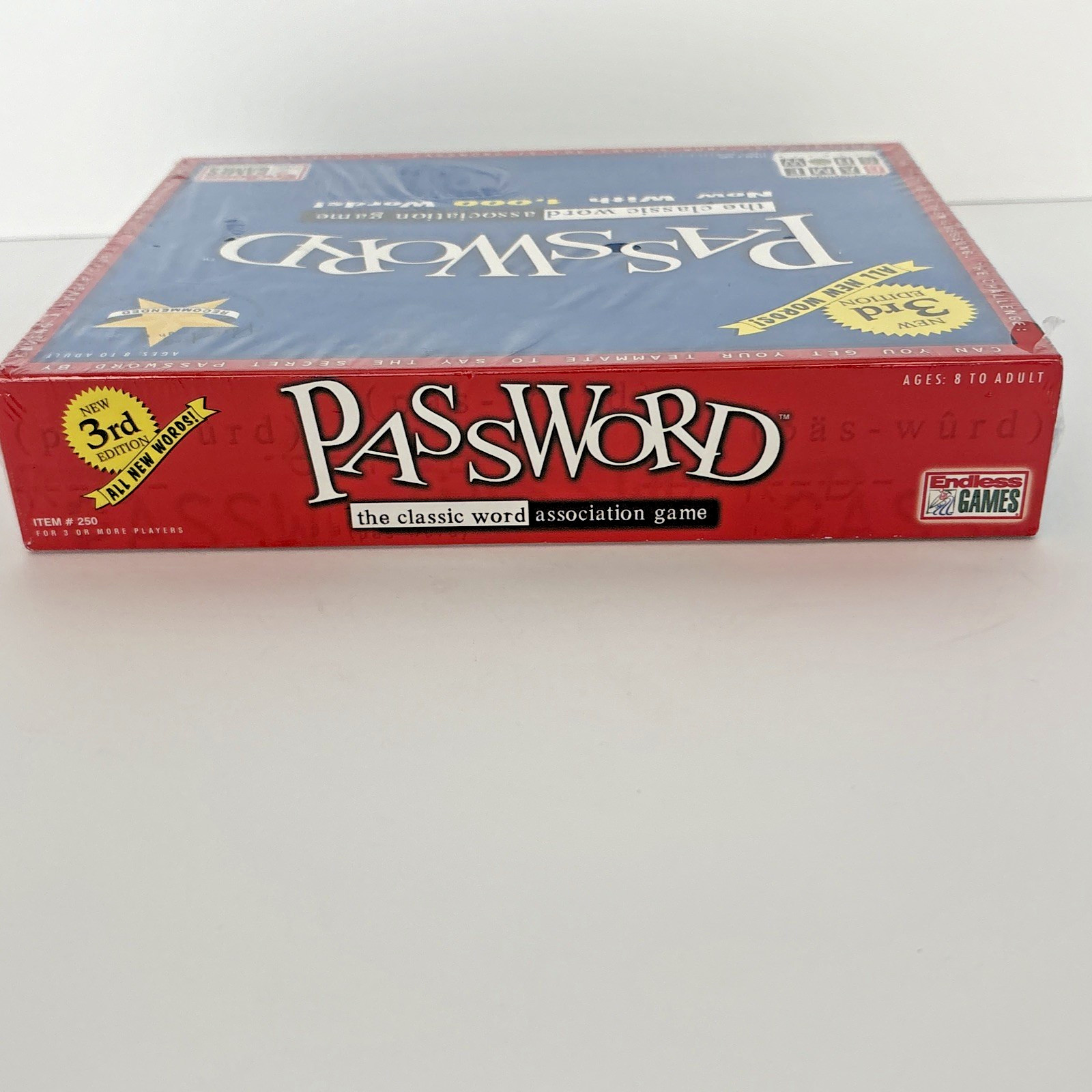 Password 3rd Edition – The Classic Word Association Game! 2001 Brand New Sealed