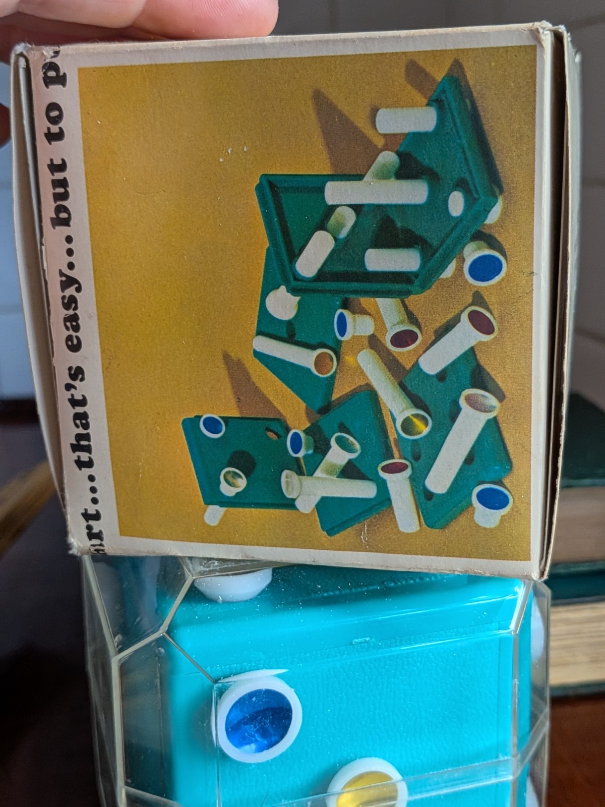 Vtg Chaotic Cube Art Game 1970 Pacific Game Company Nintendo Japan 1969 & Box