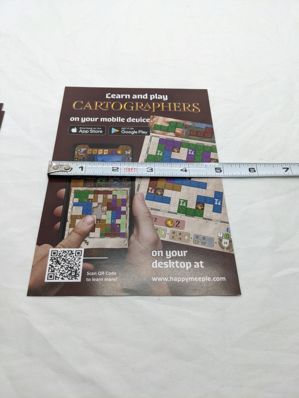 Thunder Works Games Learn And Play Cartographers Flyer Sheet 5″ X 7″