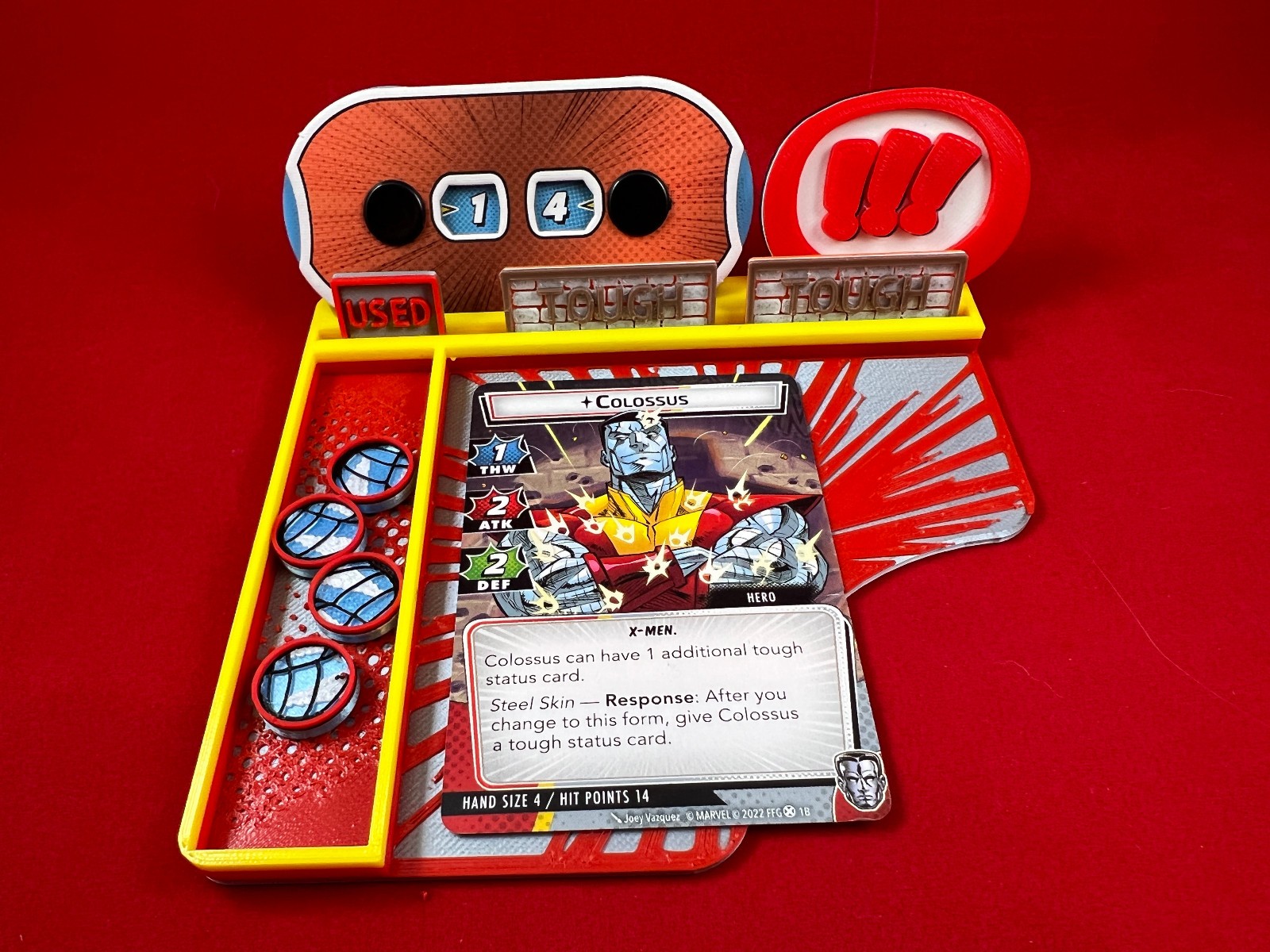 Marvel Champions™ compatible Hero Dashboard/Tray Custom 3D printed