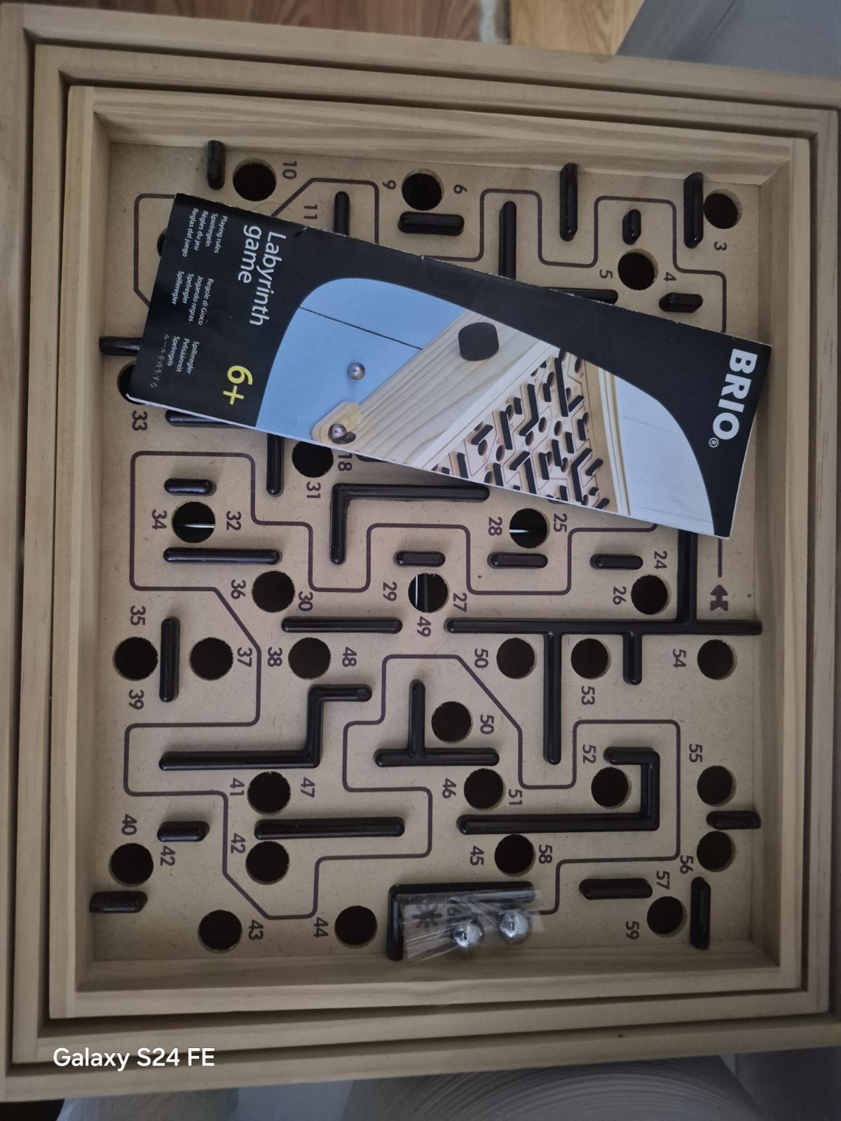 BRIO Labyrinth Wooden Skill & Action Game Strategy Maze Board for Ages 6+