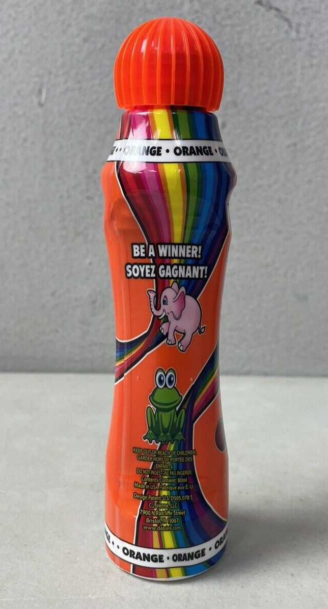 Dab O Ink Set of 3 Orange Bingo Markers Daubers 3 Ounces Each New Win With These