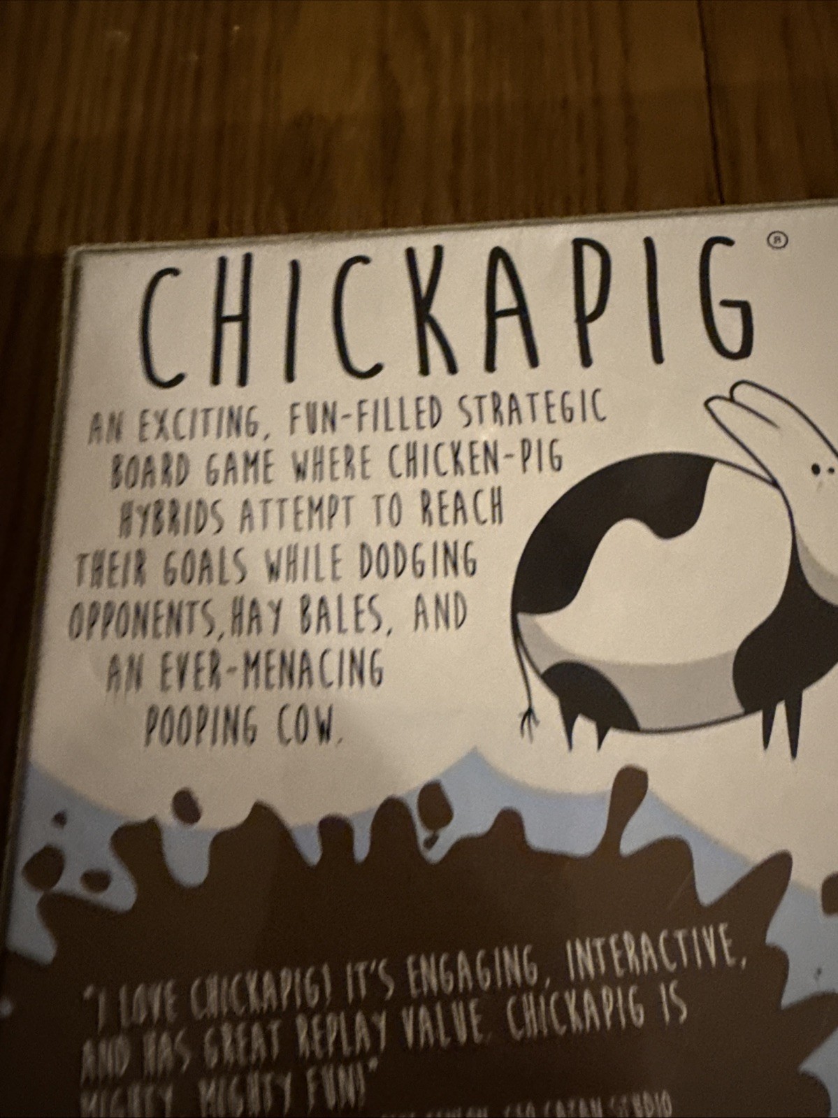 Chickapig Strategic Board Game Family Friendly Game For 2 or 4 Players with …