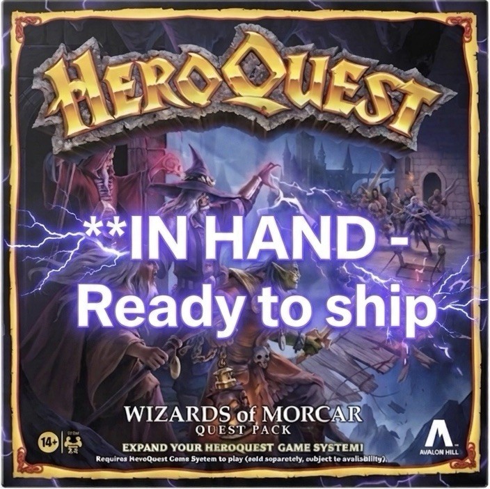 🔰 HeroQuest | Wizards of Morcar | Factory Sealed! English Version! Well Packed
