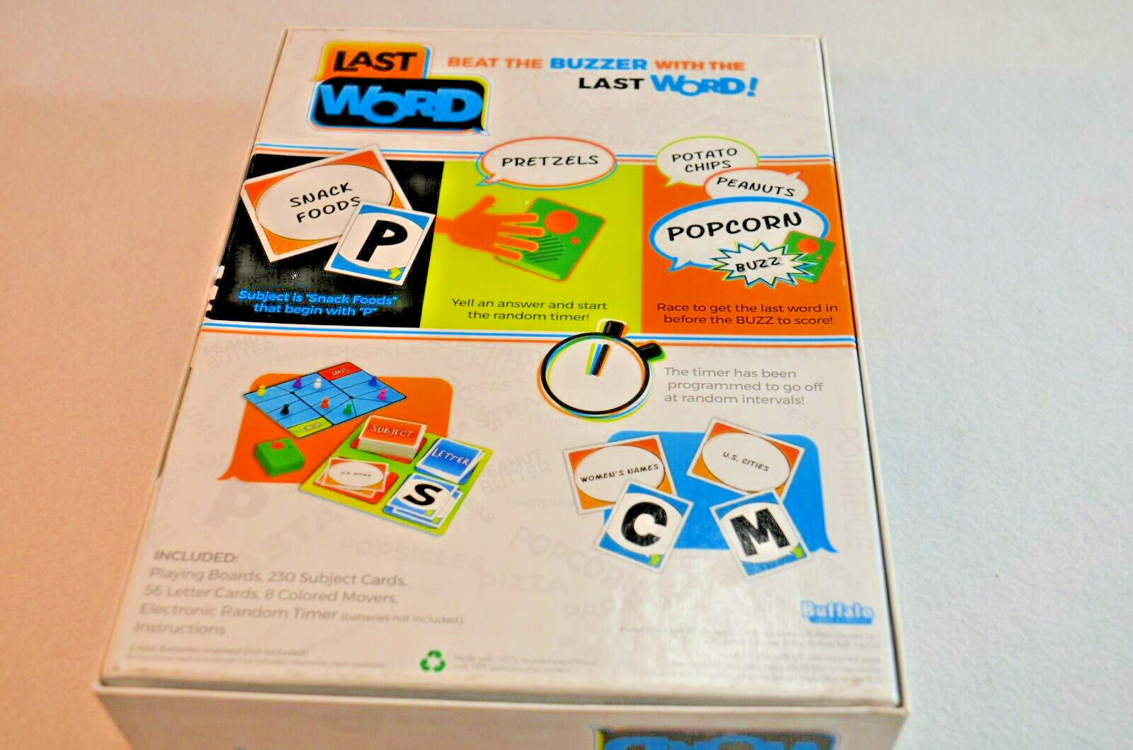 Last Word Board Game Buffalo Ages 14 and Up Complete