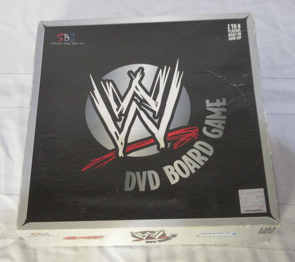 Rare 2005 World Wrestling Entertainment WWE Smack Down VS Raw DVD Board Game