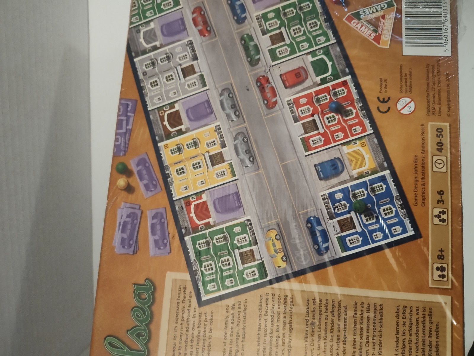JKLM Games Boardgame Chelsea 3-6 Players 30-45 Minutes Educational New Sealed