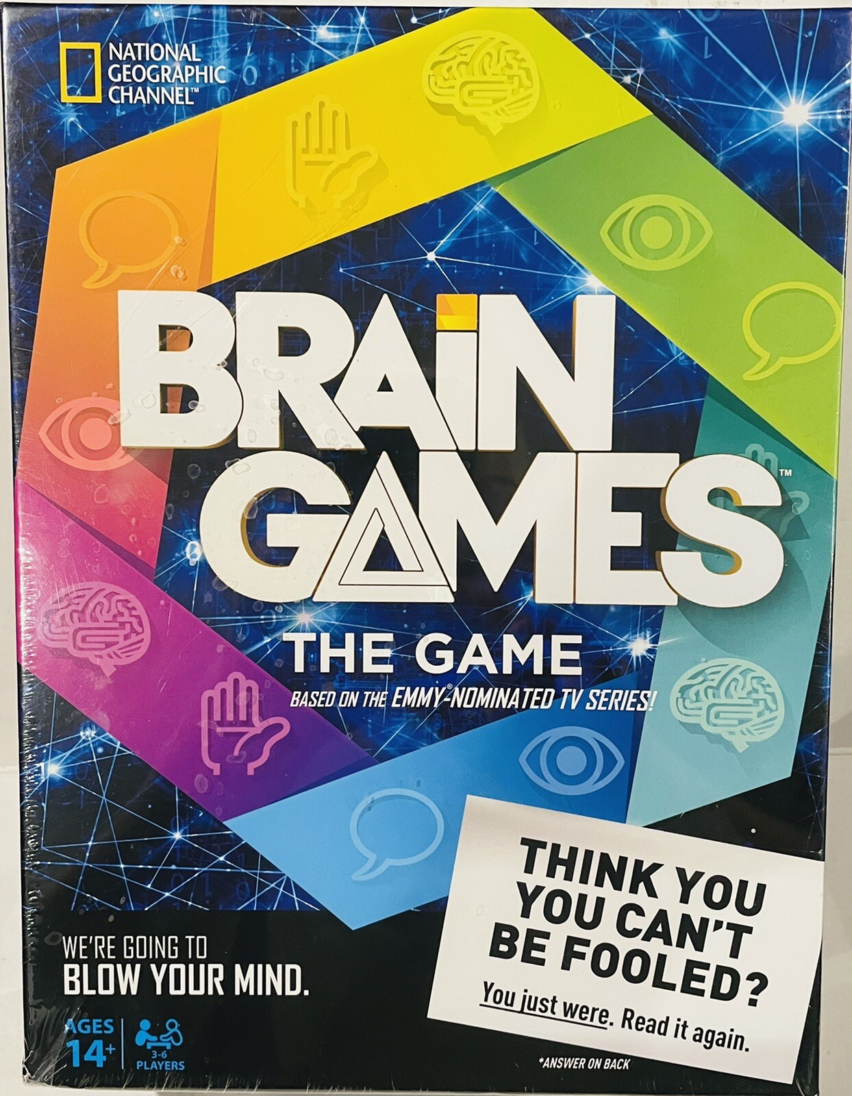 NATIONAL GEOGRAPHIC CHANNEL BRAIN GAMES THE GAME BOARD GAME NEW SEALED [AI]