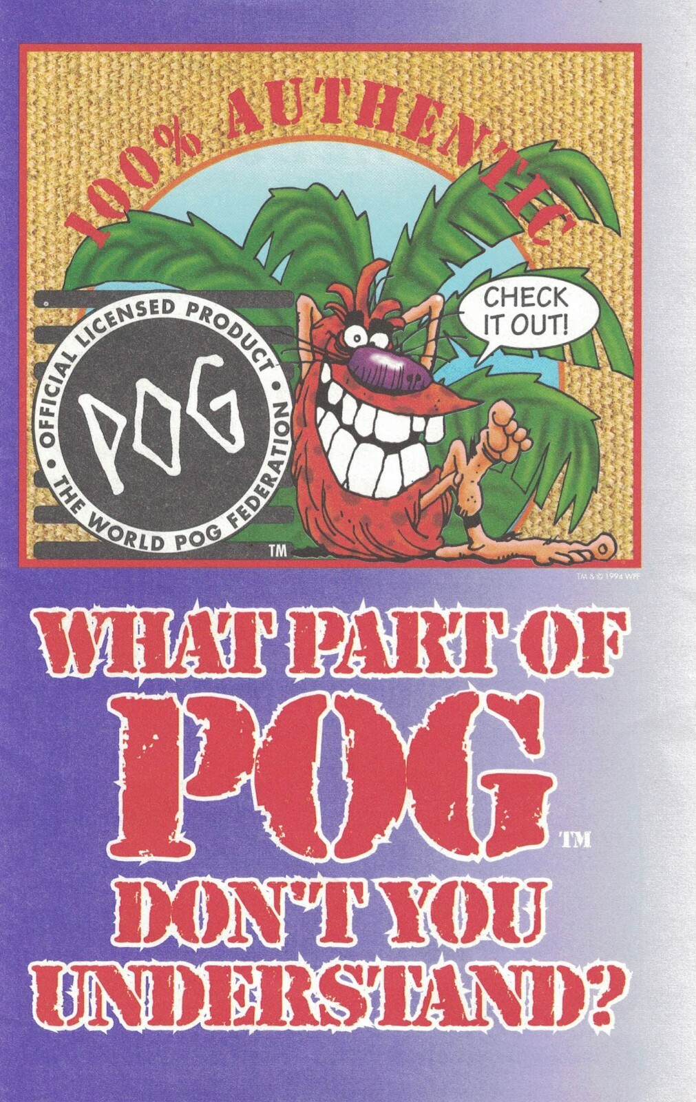 History & Rule Book The World POG Federation POGMAN 15 Page Book Ephemera 1994