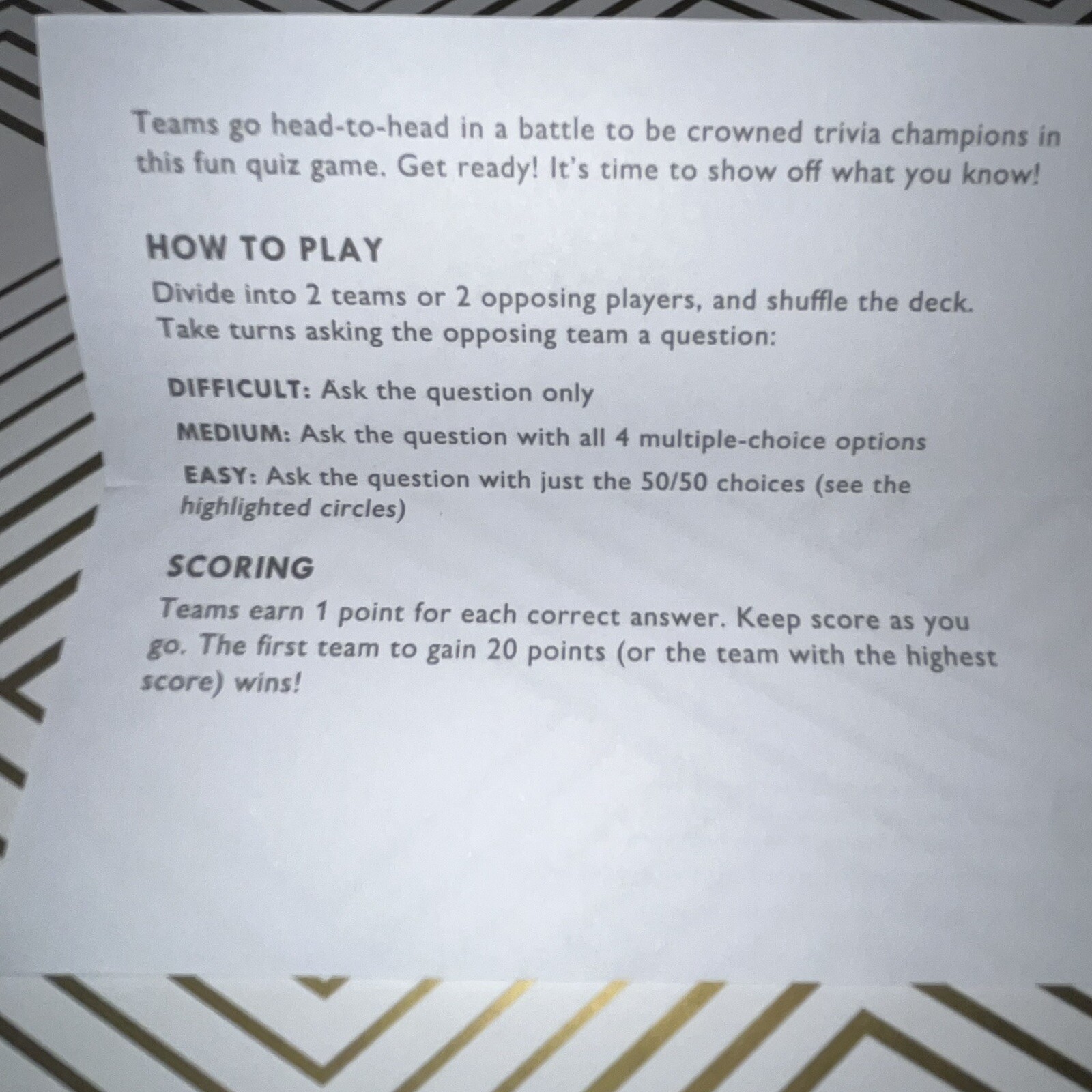 Games Room Beach Trivia Multi-Coloured Travel Vacation Bnb Supplies