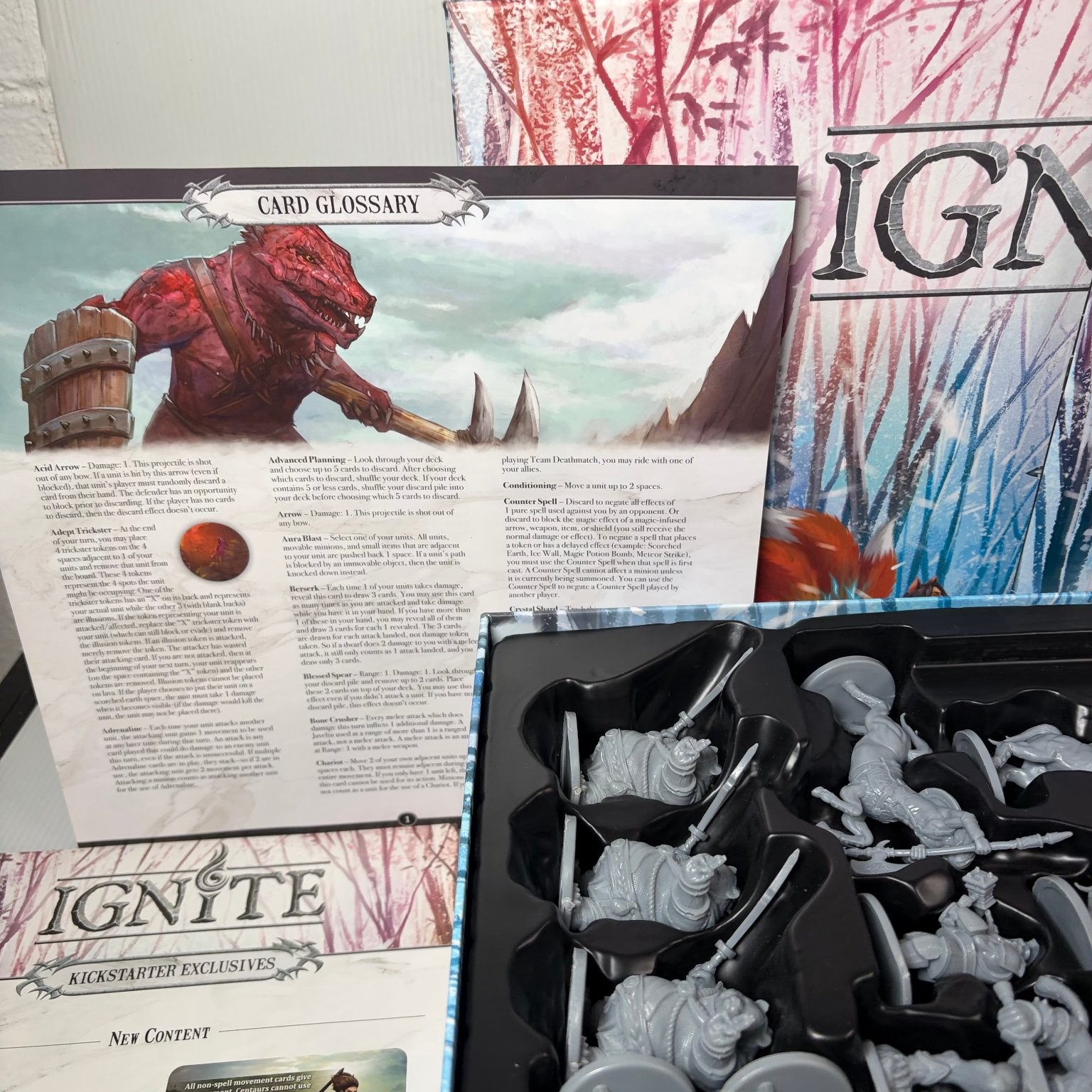 Ignite Kickstarter All-In Pledge Core Game w/ A New Enemy, The Freeze & Centaurs