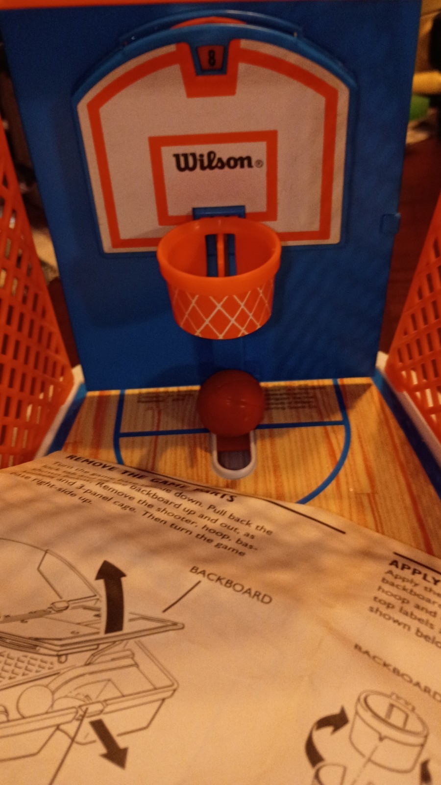 Vintage 1992 MB Milton Bradley Travel Games Hot Shot Hoops NBA Basketball 🏀 CiB