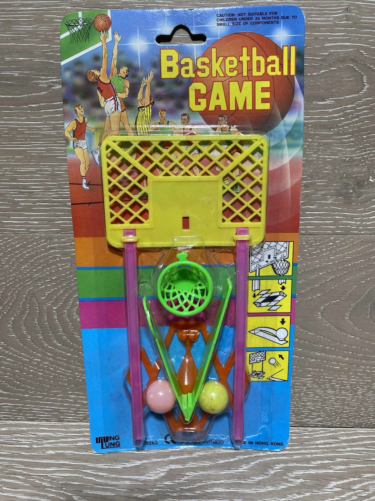 Vintage Wing Lung Travel Basketball Game Hot Shot Shooting Basketball Game