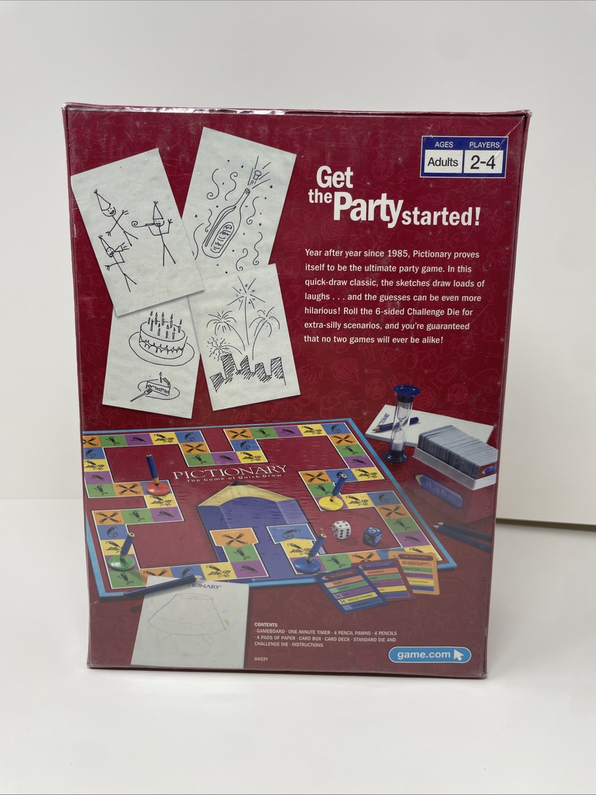 Pictionary – The Game of Quick Draw Parker Brothers Hasbro *NEW SEALED*