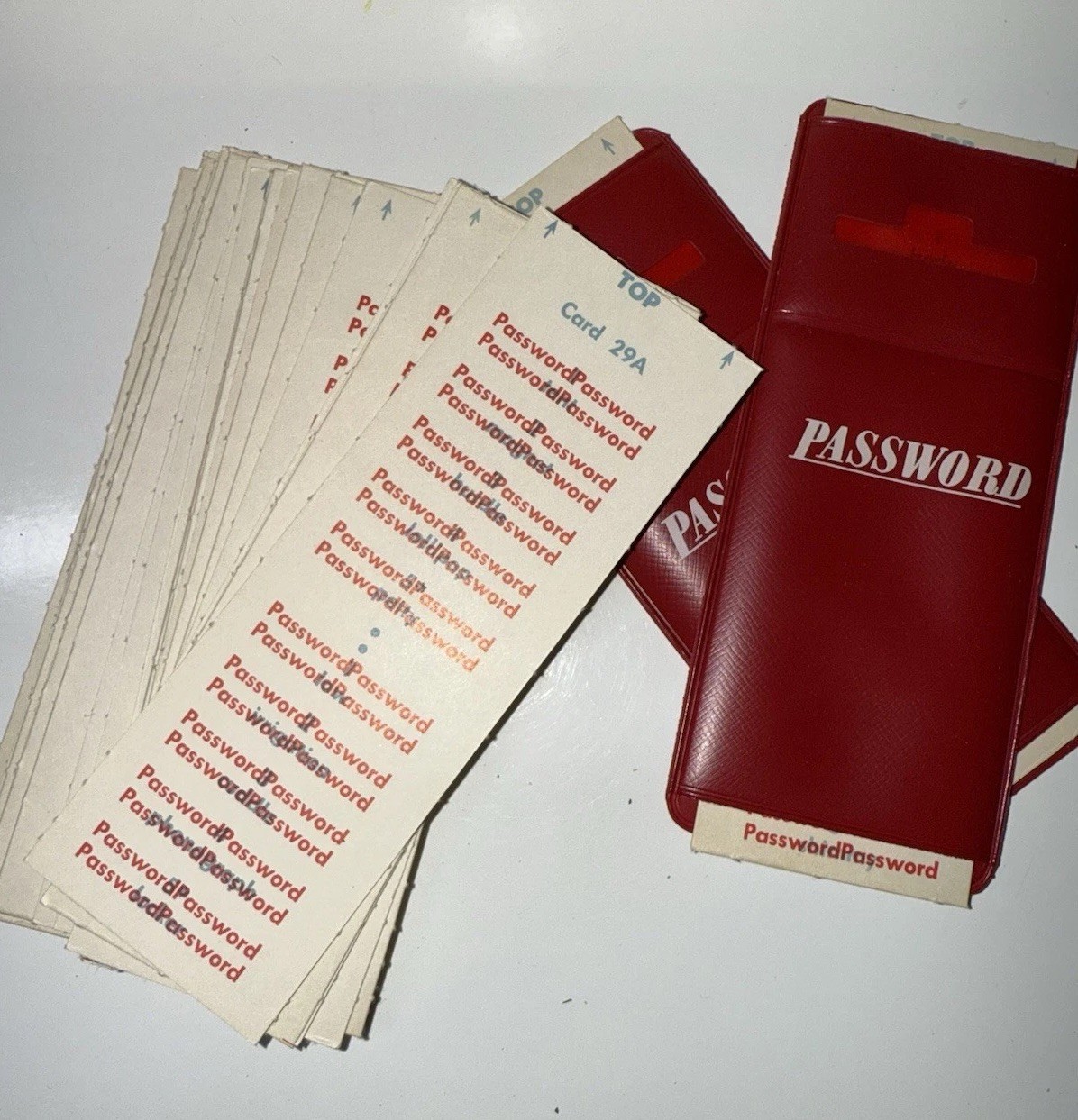 Vintage 1962 Password Board Game MB BLUE Box Edition Vol 2 #4260 Complete