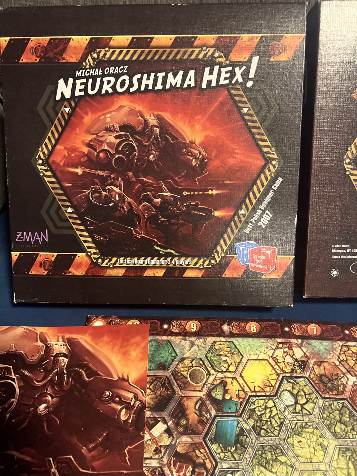 Z-Man Games | Neuroshima Hex! | Tactical Board Game For 2-4 Players | Complete