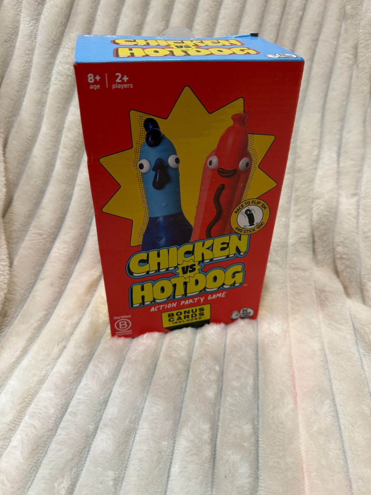 Big Potato Chicken Vs Hotdog – Hilarious Flip Challenge Party Game for Families