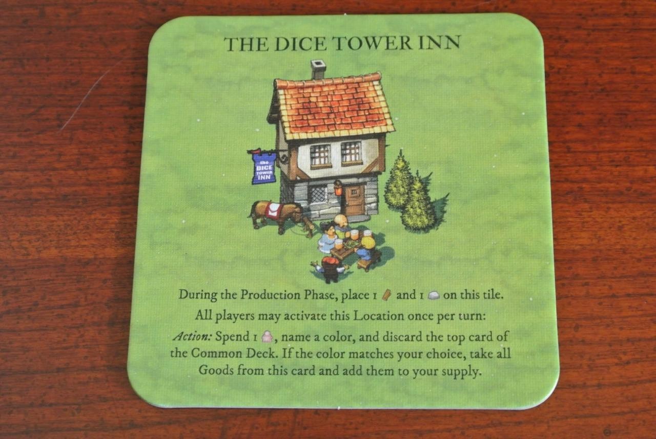 IMPERIAL SETTLERS – INN Expansion Promo Bonus Kickstarter Exclusive DICE TOWER