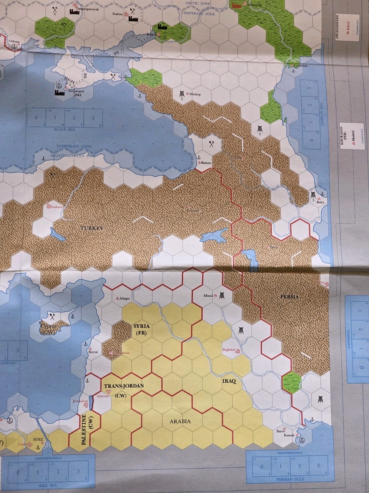 ADG – WORLD IN FLAMES Box Game – WW2 Global Conflict 1939-45 (4th Edition)
