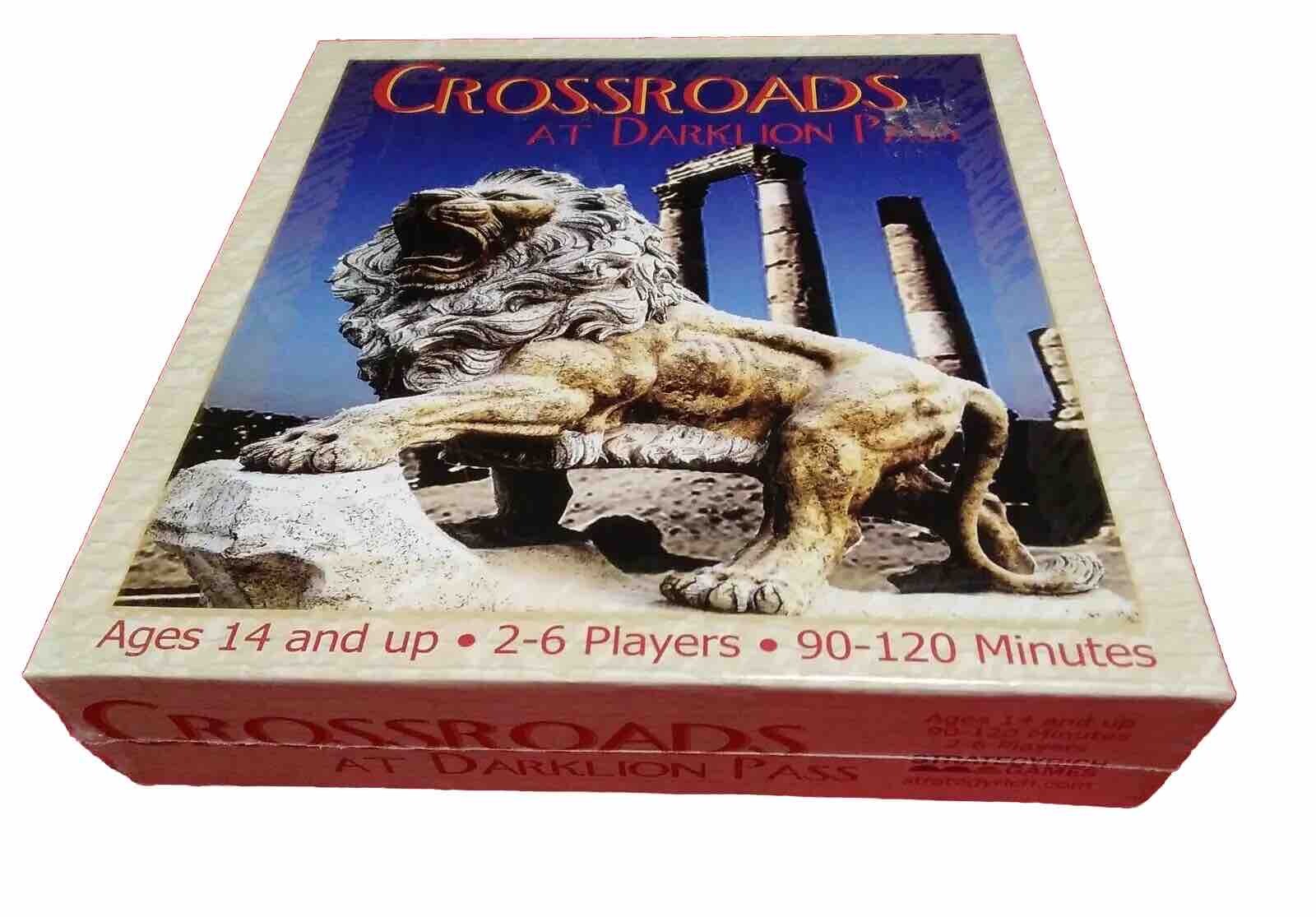 Crossroads at Darklion Pass Board Game 2009 Strategy Rich Games New Sealed