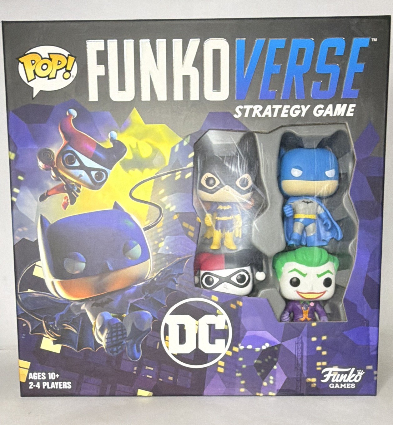 Funko Games FunkoVerse Strategy Game DC Batman 100, 2 Maps, 2-4 Players 10+