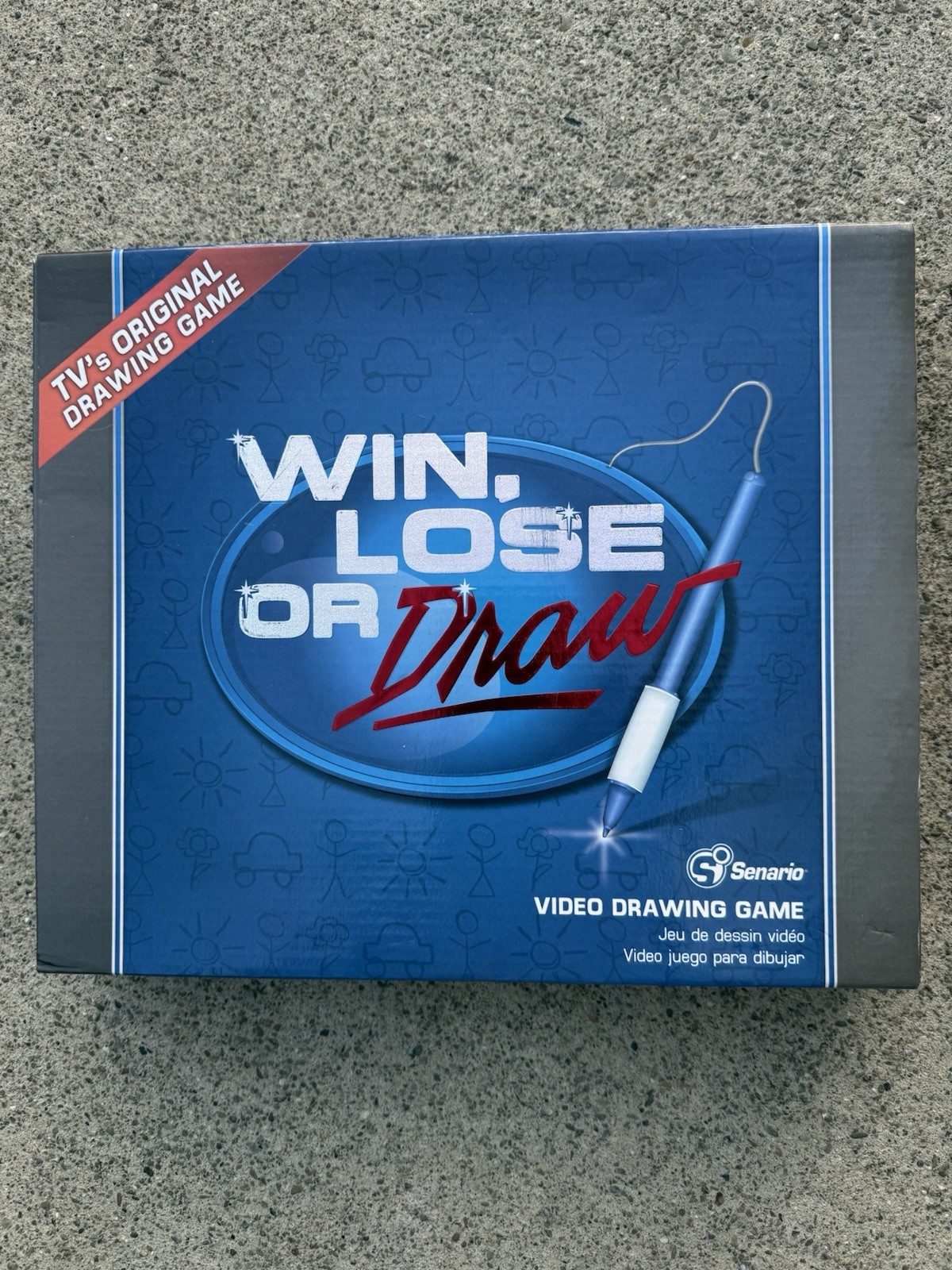 Win, Lose or Draw Plug And Play TV Video Game Console TV’s Original Drawing Game