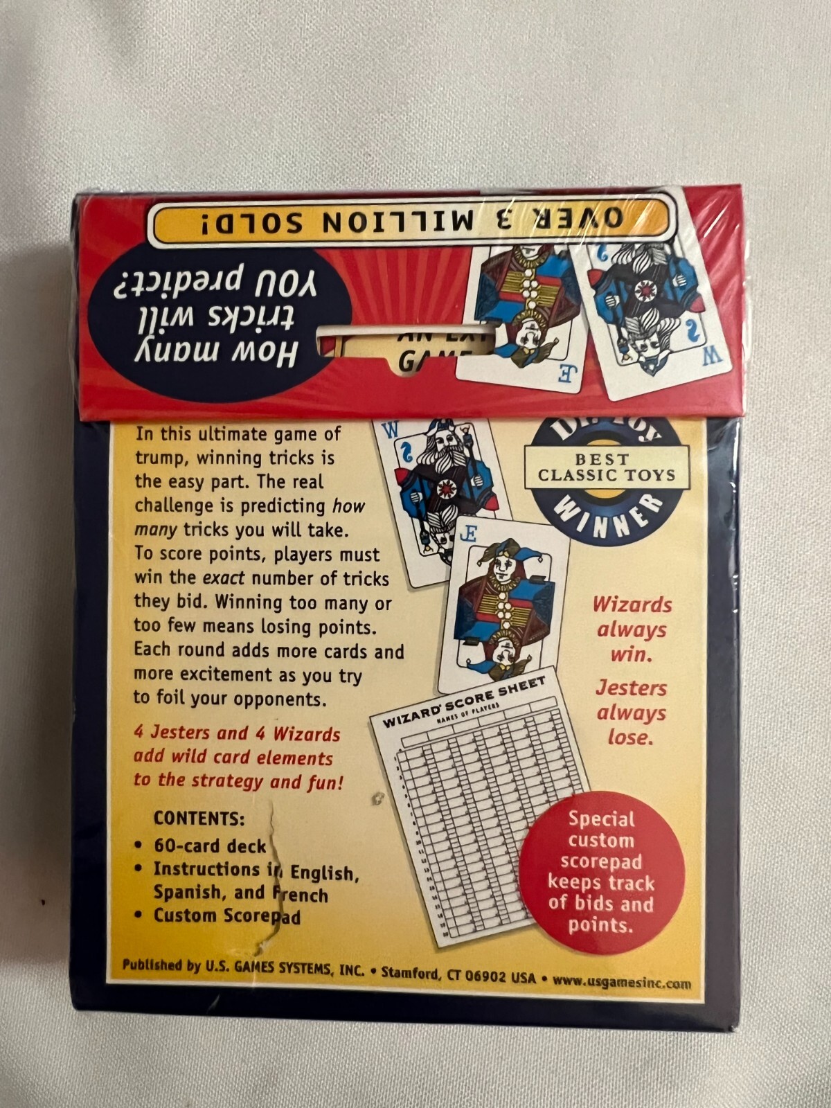 United States Games Systems The Original Wizard Card Game