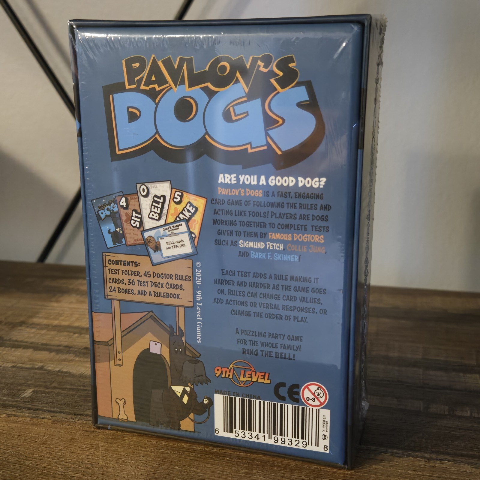 9TH LEVEL GAMES PAVLOV’S DOGS CARD GAME NEW IN SEALED PLASTIC