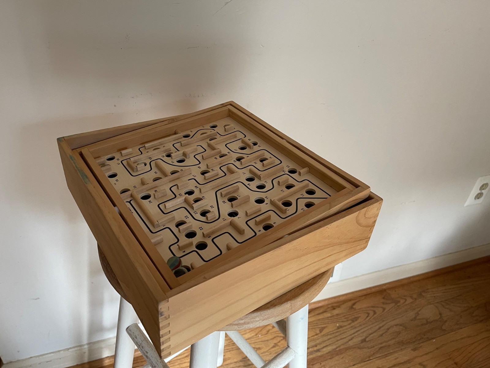 Labyrinth Wooden Maze Marble Skill Puzzle Game