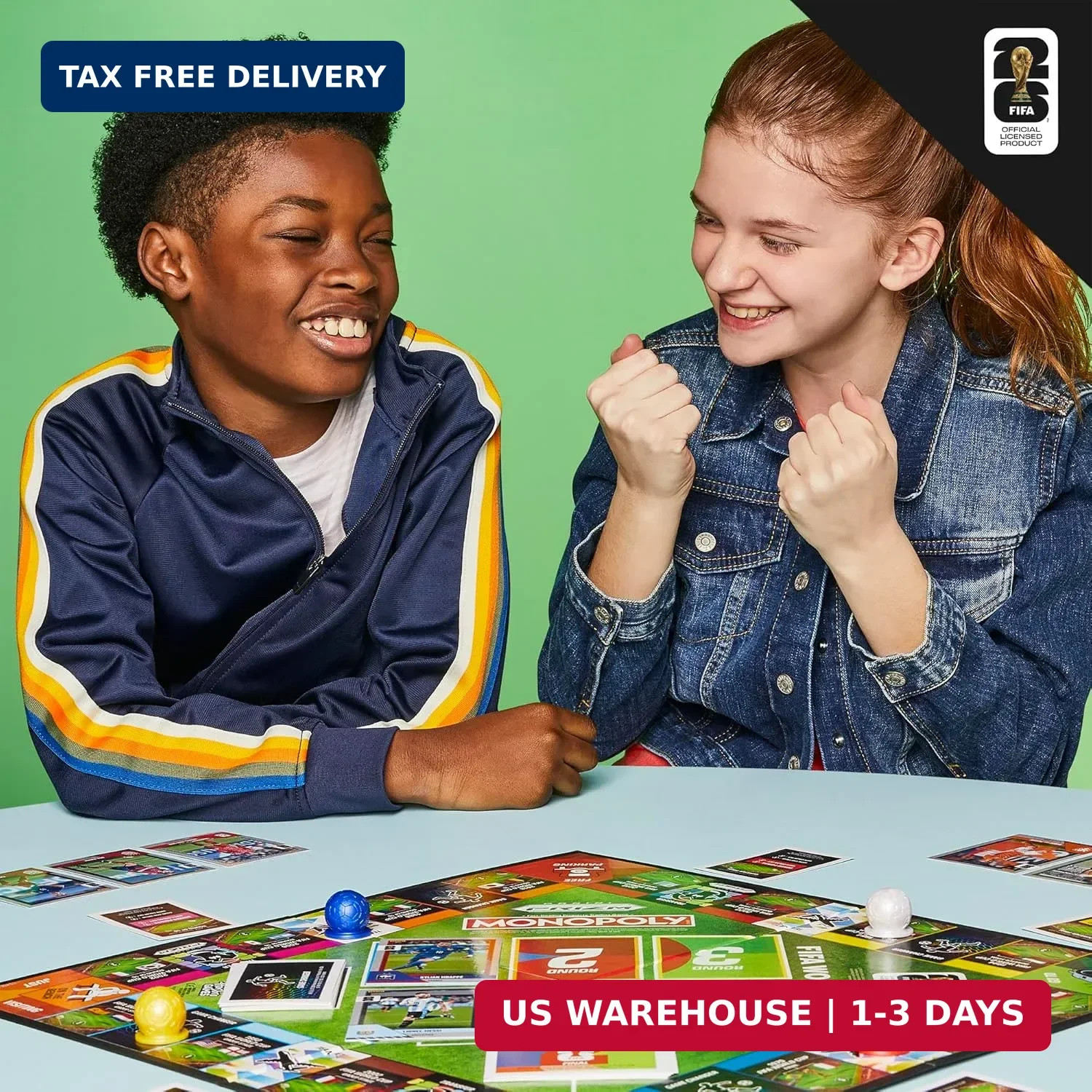FIFA World Cup 2026 Board Game Panini Prizm Trading Cards Ages 8+