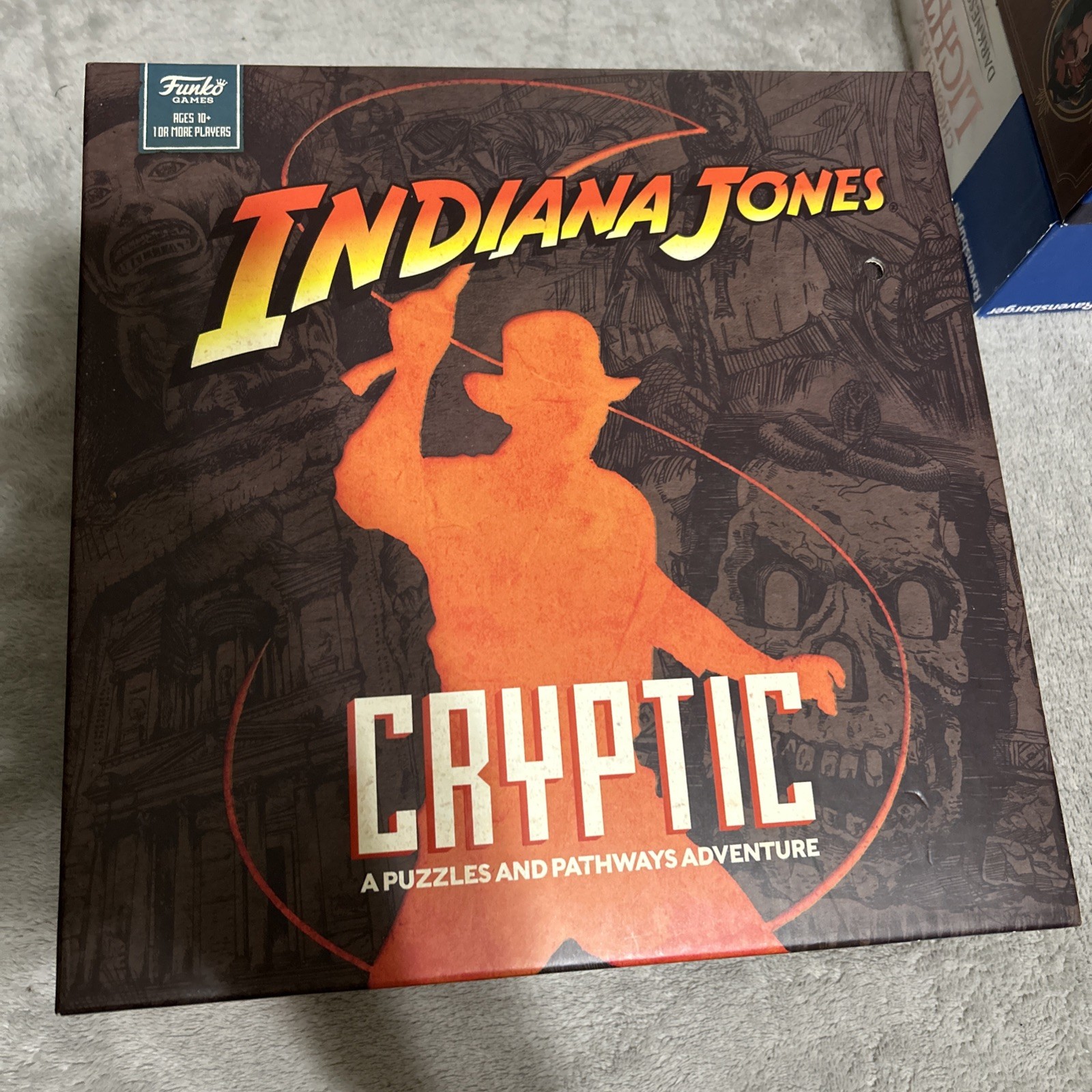 Funko Games – Indiana Jones Cryptic Board Game New Open Box 1+ Players Ages 10+