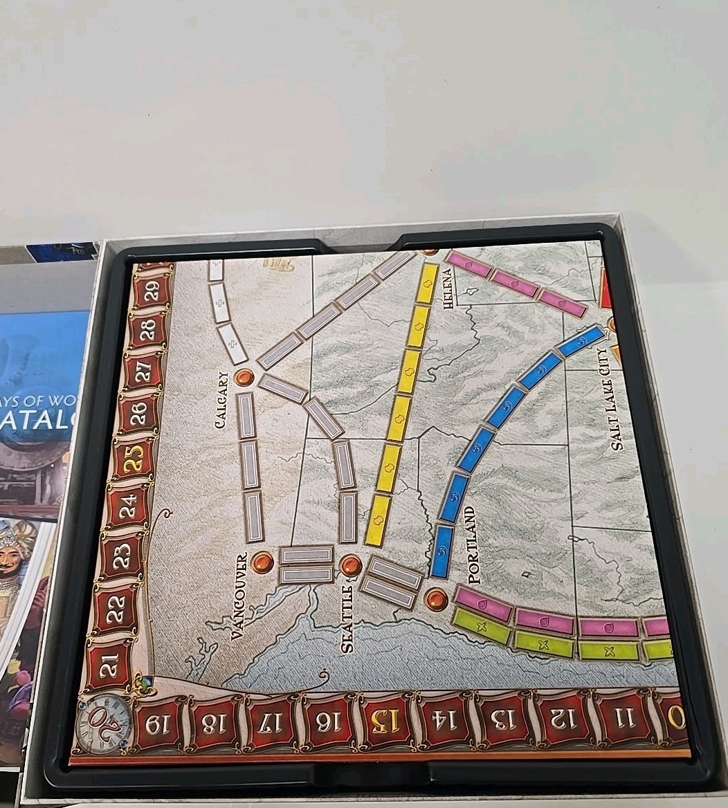 Days Of Wonder Ticket To Ride by Alan R. Moon Train Board Game 100% Complete