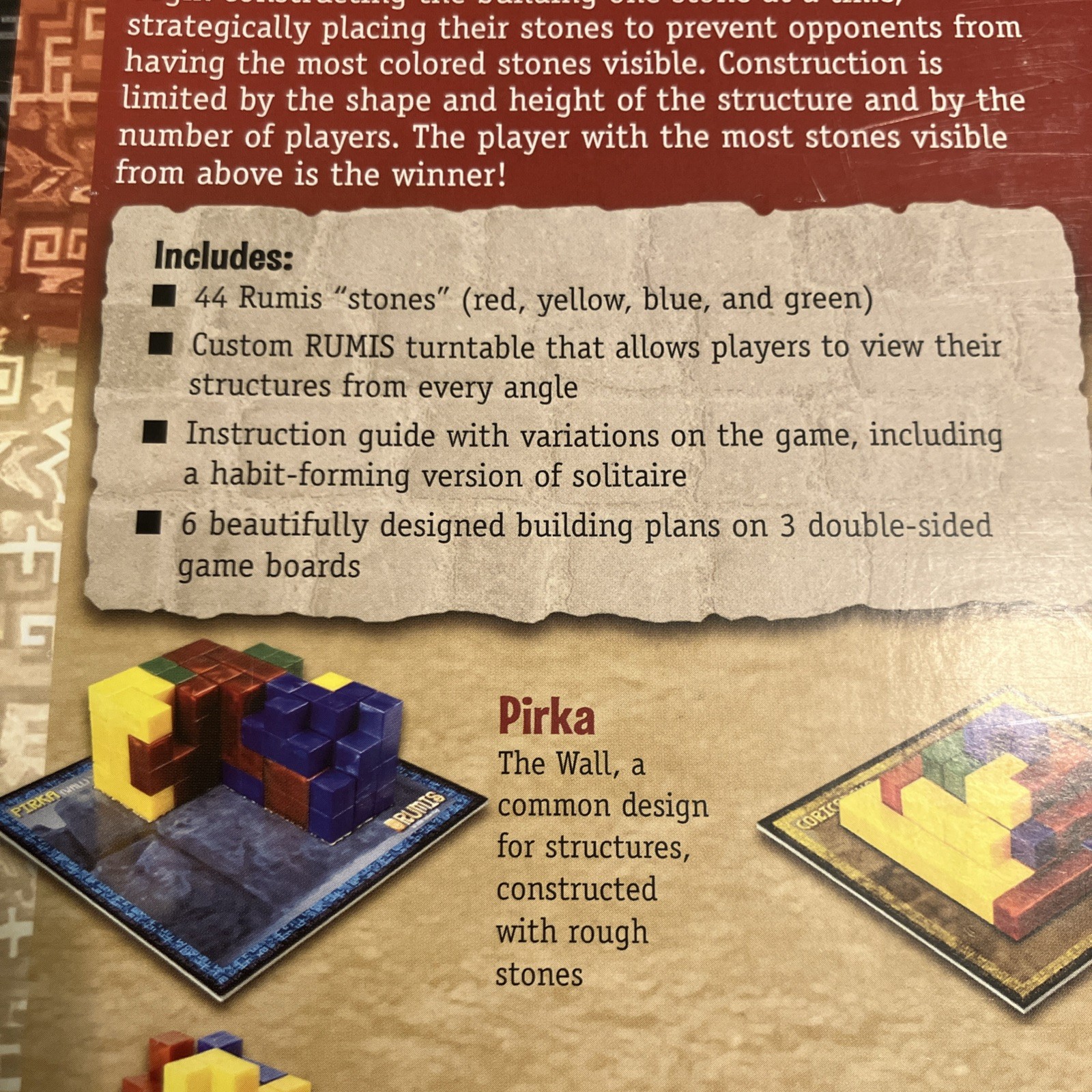 RUMIS Game StrataGems Brain Building Games Educational Insights 100% Complete