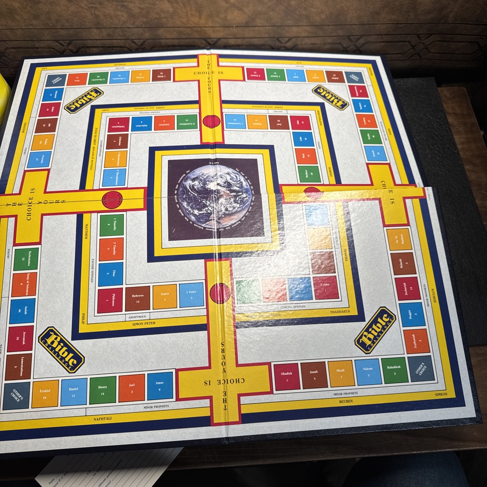 Vintage Bible Challenge Trivia Board Game 1984 – Complete