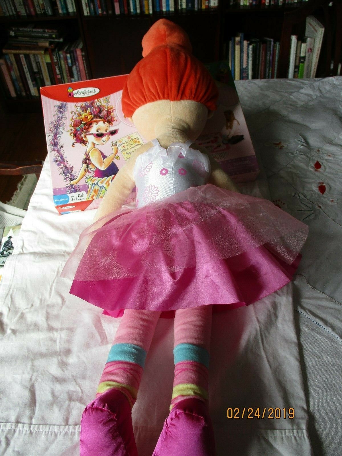 Fancy Nancy Big Easy Game by Colorforms & Dance with me Ballerina doll
