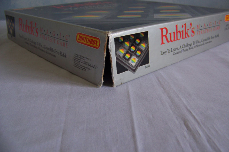 Rubik’s Magic Strategy board game 1987 complete VGUC Rubiks cube