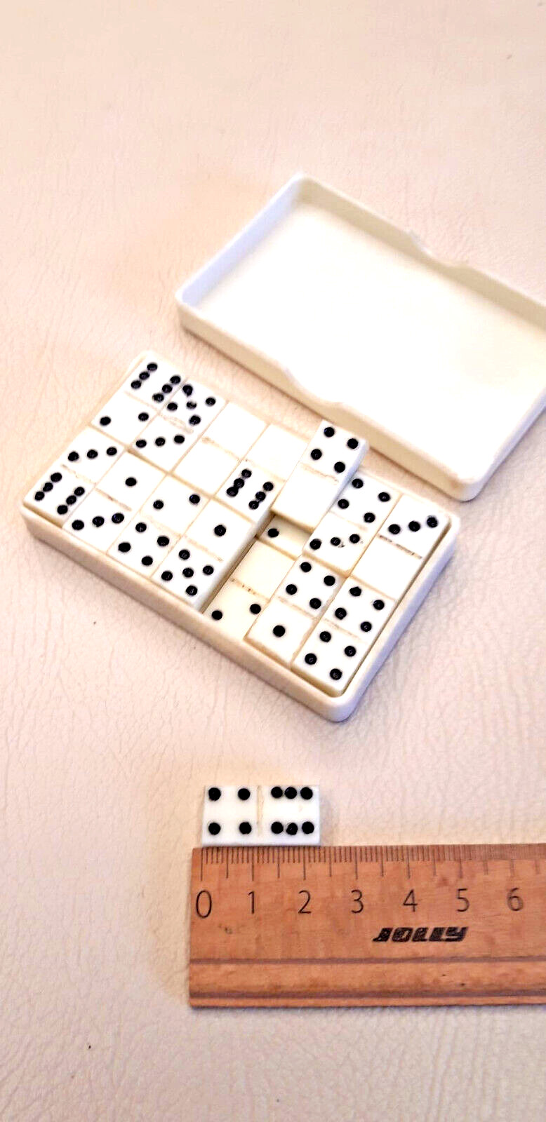 Vintage small road mini domino board game ussr 50s family, games with children
