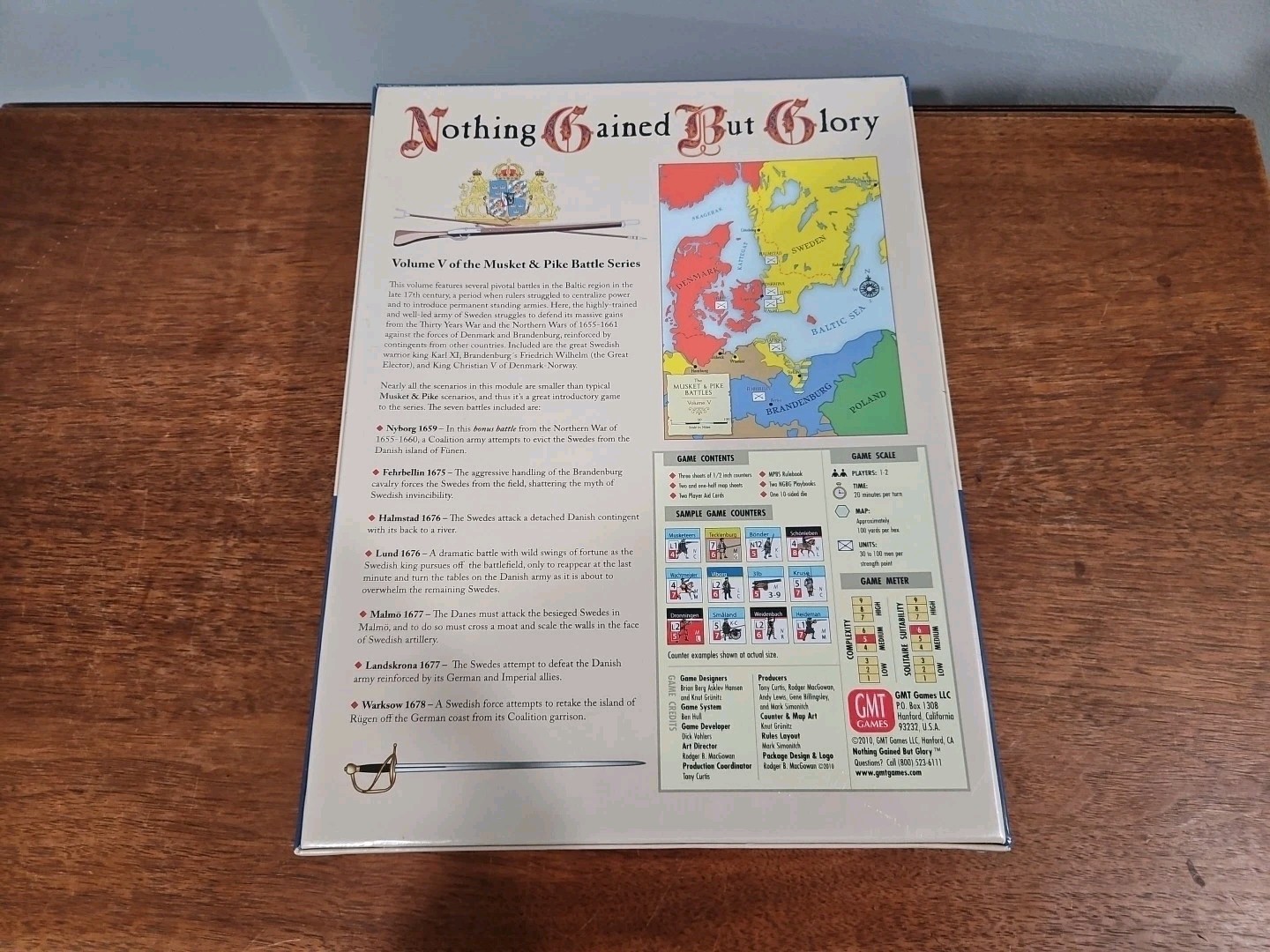 GMT Musket & Pike Nothing Gained But Glory NEW FACTORY SEALED
