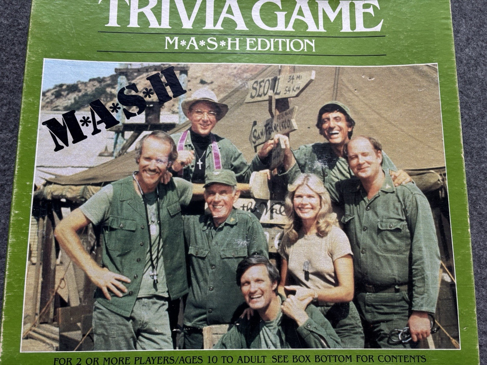 VTG 1984 GOLDEN TRIVIA GAME M*A*S*H EDITION COMPLETE 2+ PLAYERS AGES 10 TO ADULT