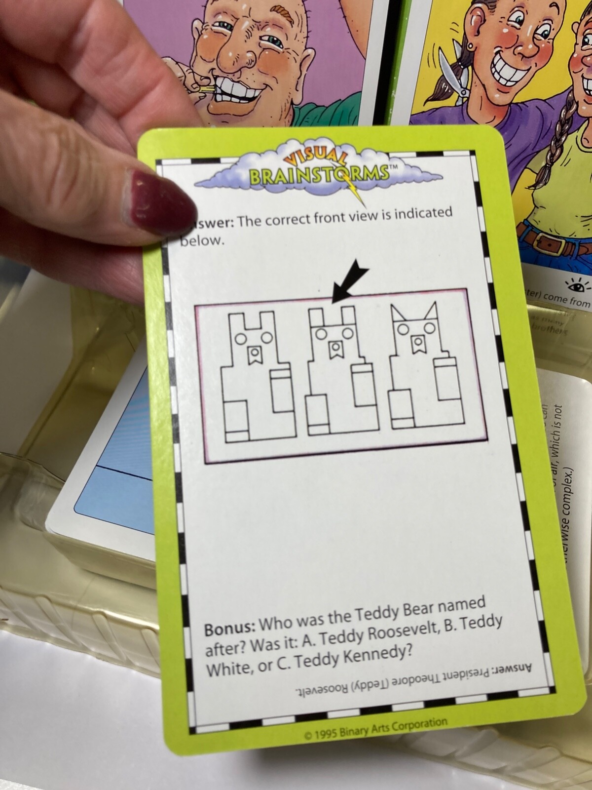 Brainteaser Game Visual Brain Storms Game The Smart Thinking Game Binary Arts ‘