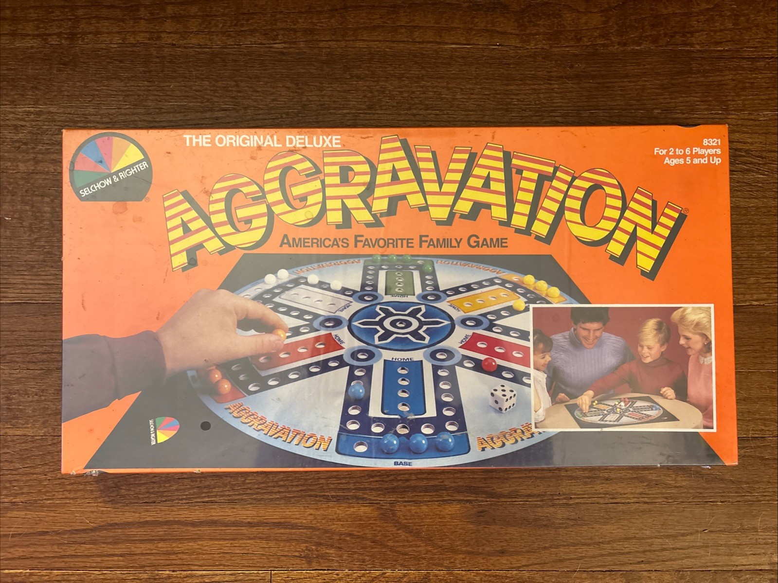AGGRAVATION Board Game Selchow Righter 1987 Vintage New In Package