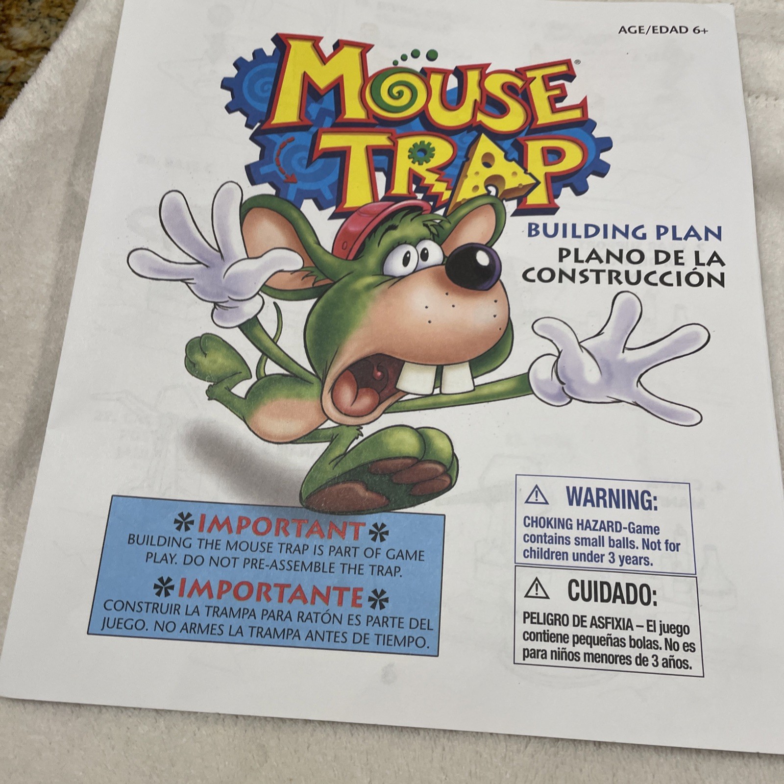 Mouse Trap Board Game 2005 Milton Bradley Hasbro Complete Game