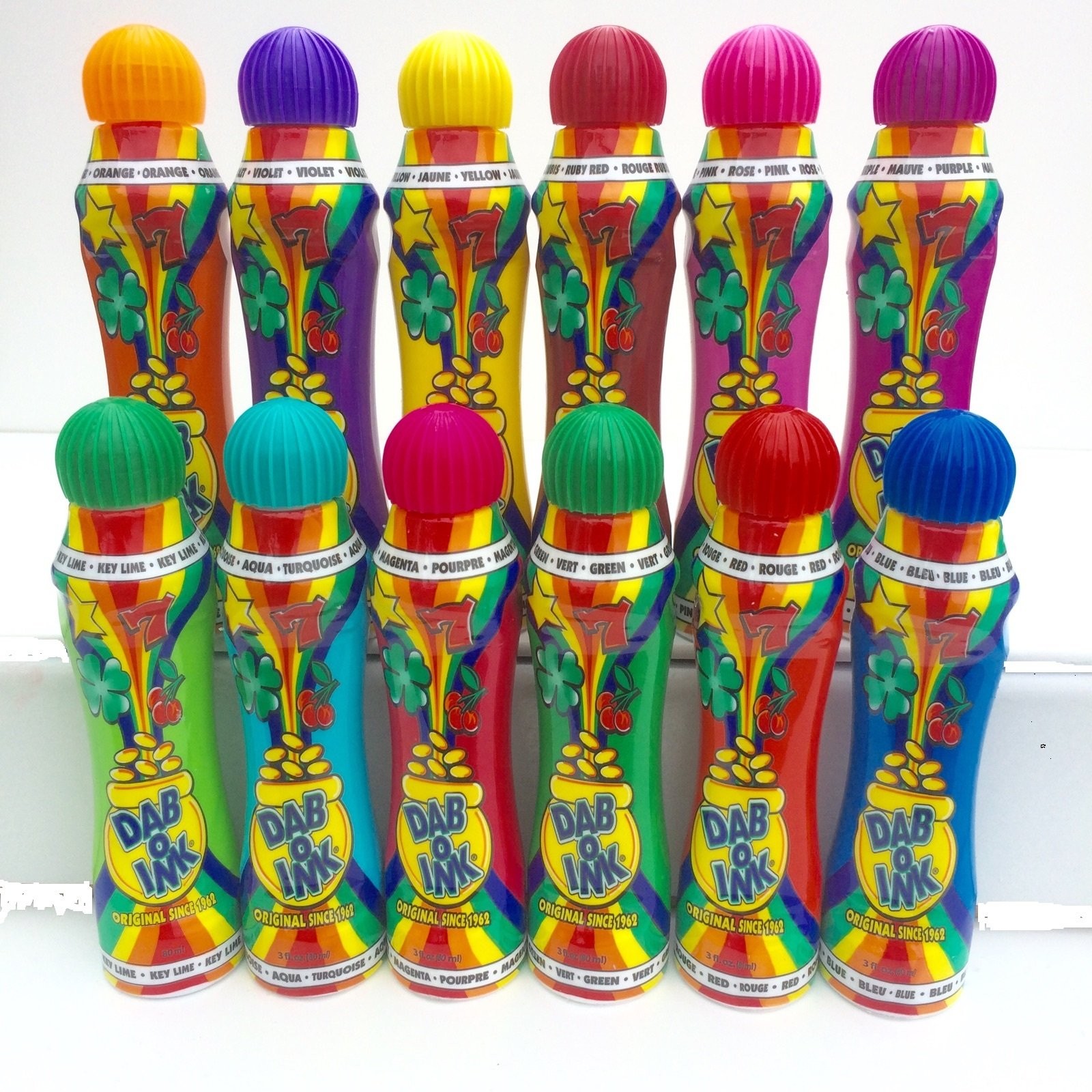 Bulk Purchase–set of 48 Dab-o-ink 3 Oz Bingo Set 48 Pack, Green